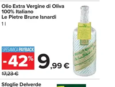 Olio extravergine di oliva Le Pietre Brune Isnardi