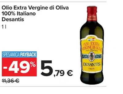 Olio extra vergine di oliva Desantis
