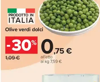 Olive verdi dolci
