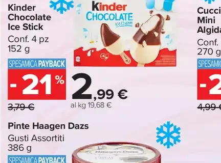 Kinder Chocolate Ice Stick