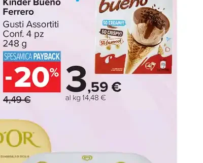Cono Kinder Bueno Ferrero