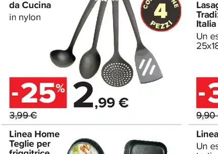Set 4 Utensili da Cucina