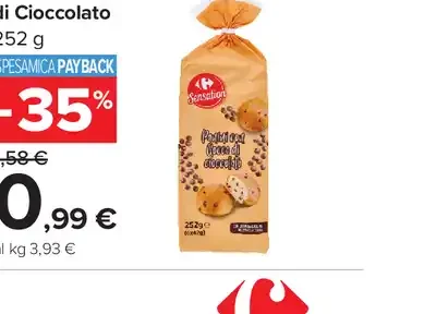 Panini gocce di cioccolato