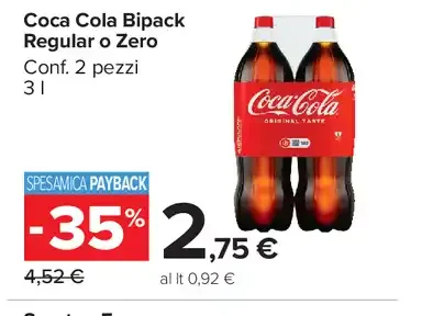 Coca Cola Bipack Regular o Zero