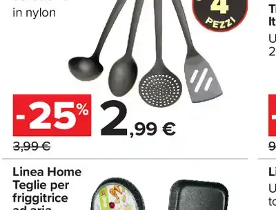Set 4 Utensili da Cucina