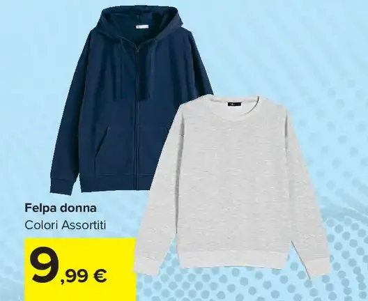Felpa donna