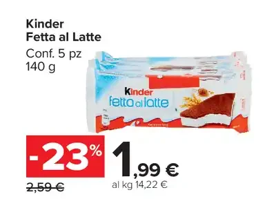 Kinder Fetta al Latte