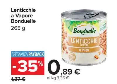 Lenticchie a vapore Bonduelle