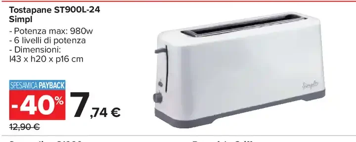 Tostapane ST900L-24 Simpli
