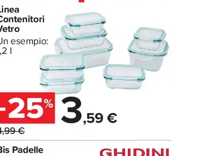 Linea Contenitori Vetro