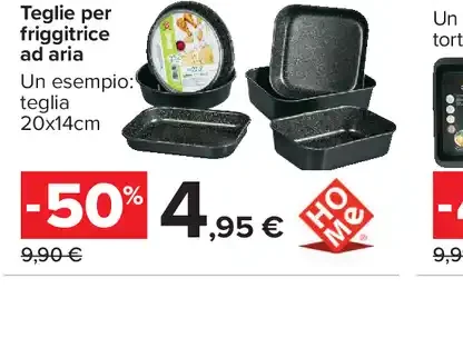 Linea Home Teglie per friggitrice ad aria