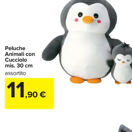 Peluche Animali con Cucciolo