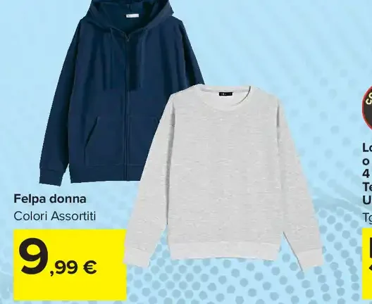 Felpa donna