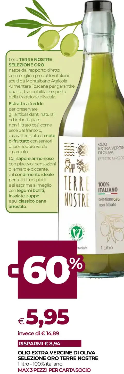 Olio extravergine di oliva