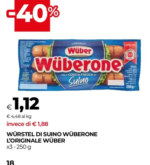 Würstel di suino