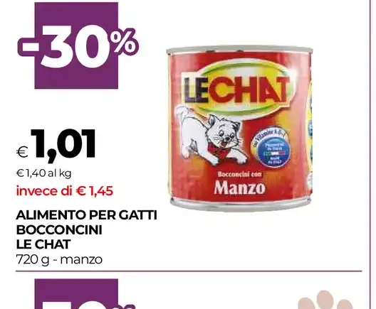 Alimento per gatti bocconcini Le Chat