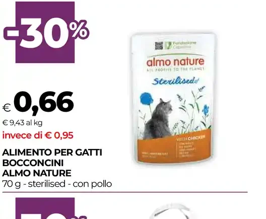 Alimento per gatti bocconcini Almo Nature