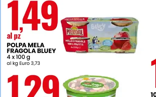 Polpa mela fragola Bluey