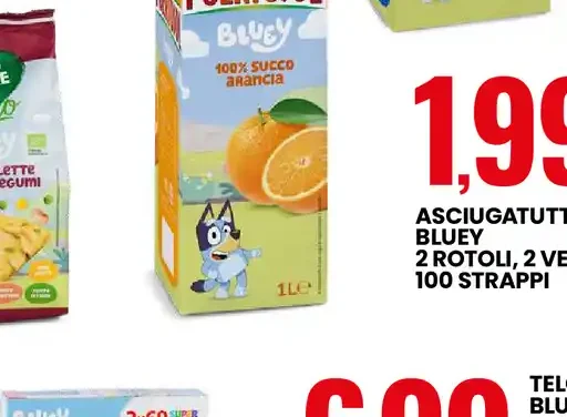 100% succo arancia Bluey
