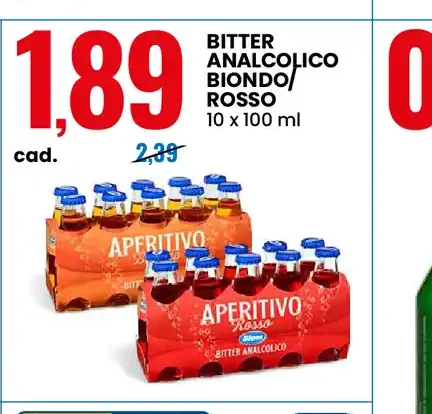 Bitter analcolico biondo/rosso