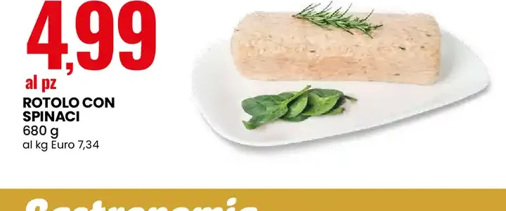 Rotolo con spinaci