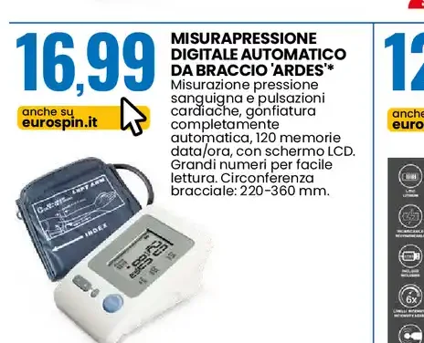 Misurapressione digitale da braccio