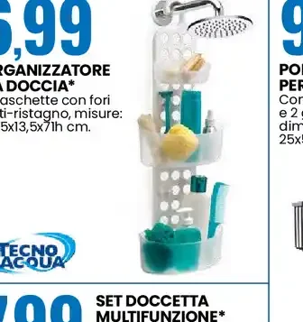 Organizzatore da doccia