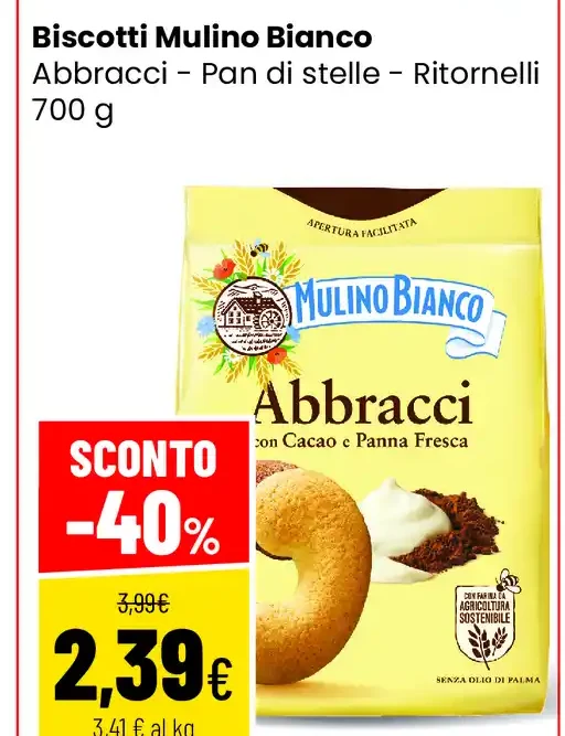 Biscotti Abbracci Mulino Bianco