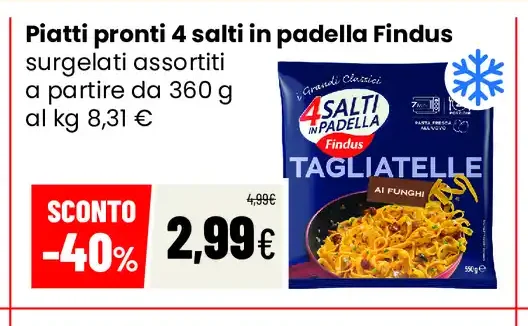 Piatti pronti 4 Salti in padella Findus