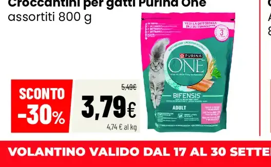 Croccantini per gatti Purina One