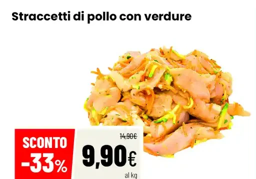 Straccetti di pollo con verdure