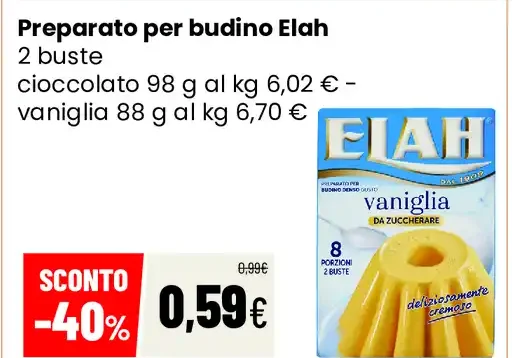 Preparato per budino Elah