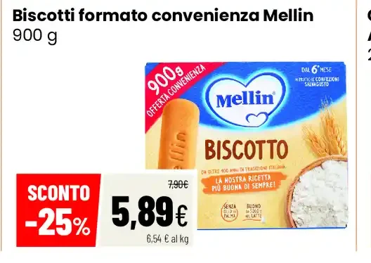 Biscotti formato convenienza Mellin