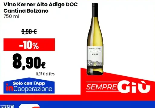 Vino Kerner Alto Adige DOC Cantina Bolzano