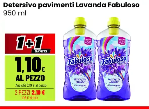 Detersivo pavimenti Lavanda Fabuloso