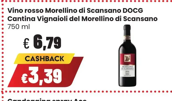 Vino rosso Morellino di Scansano DOCG