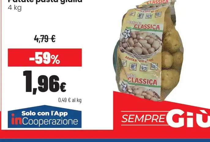 Patate pasta gialla