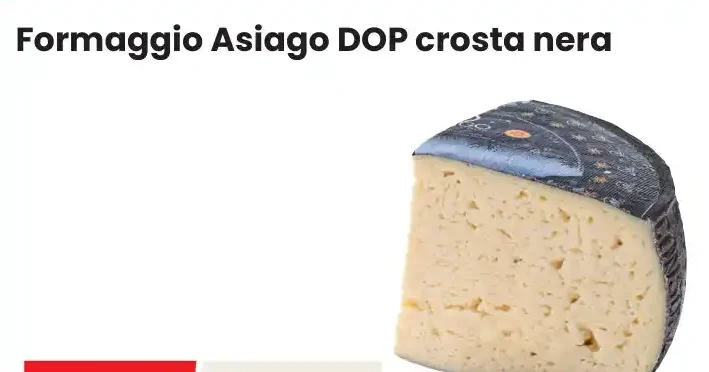 Formaggio Asiago DOP crosta nera