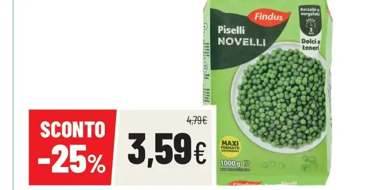 Piselli Novelli Findus