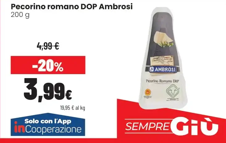 Pecorino romano DOP Ambrosi