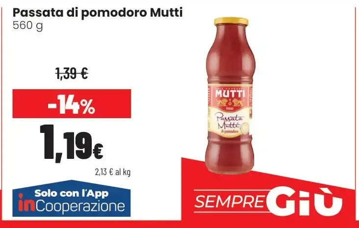 Passata di pomodoro Mutti