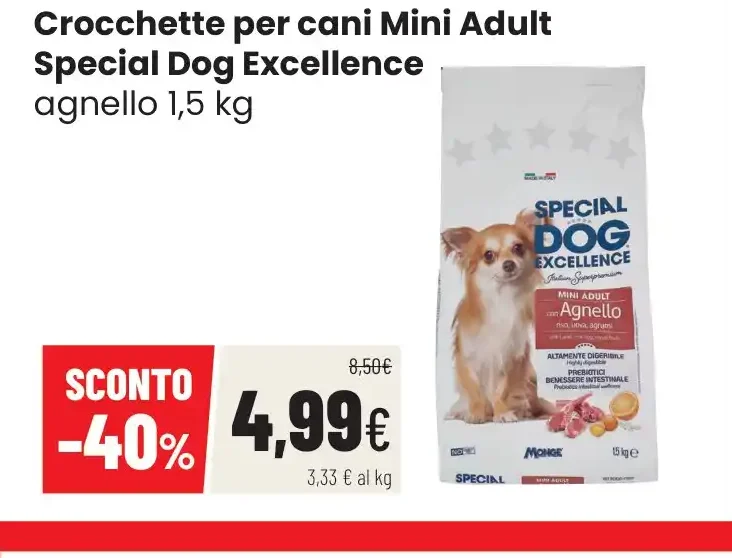 Crocchette per cani Mini Adult Special Dog Excellence