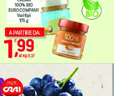 Crema spalmabile biologica