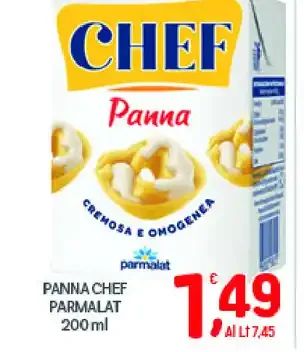 Panna Chef Parmalat 200 ml