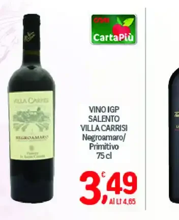 Vino IGP Villa Carrisi