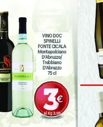 Vino DOC Spinelli Fonte Cicala