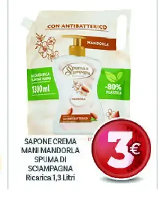 Sapone crema mani mandorla