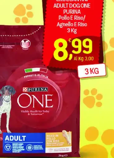 Croccantini adult dog one Purina