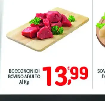 Bocconcini bovino adulto