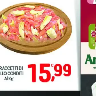 Straccetti di pollo conditi